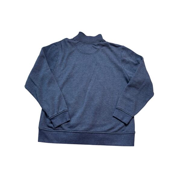 ORVIS Signature 1/4 zip Blue Pullover Sweatshirt size Men's Large - Picture 2 of 10